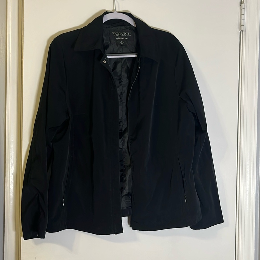 London Fog Black Utility Jacket XL